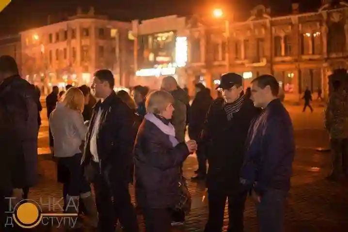 У Кіровограді провели віче до річниці початку Євромайдану (ФОТОРЕПОРТАЖ) фото 1